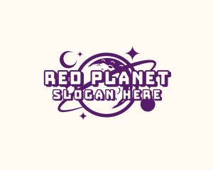 Galaxy Planet Arcade logo design