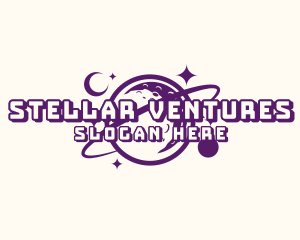 Galaxy Planet Arcade logo design