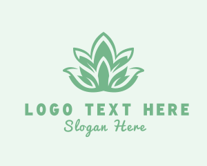 Lettuce - Botanical Herb Garden logo design