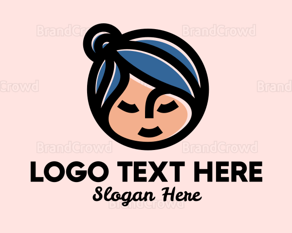 Hair Salon Girl Logo