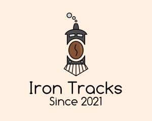 Coffee Steam Train  logo design