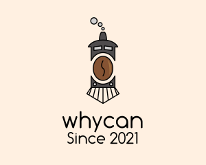 Coffee Farm - Coffee Steam Train logo design