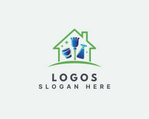 Makeover - House Sanitation Cleaning logo design