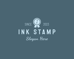 Stamp - Ribbon Award Stamp logo design