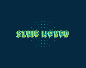 Souvenir Shop - Retro Pop Art Artist logo design