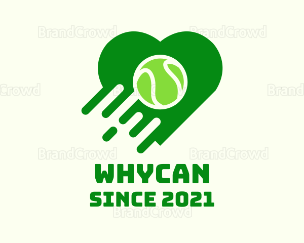 Tennis Ball Heart Logo