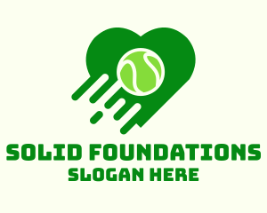 Tennis Ball Heart Logo