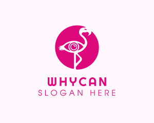 Optometrist - Flamingo Eye Visual logo design