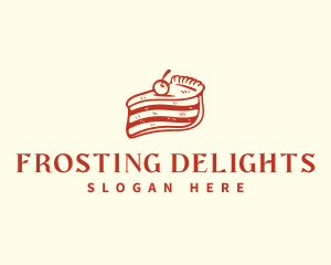 Frosting - Pastry Cake Cherry logo design