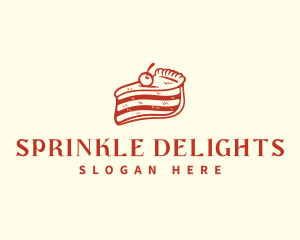 Sprinkle - Pastry Cake Cherry logo design