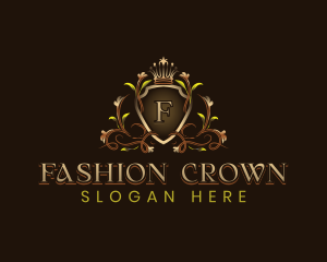 Ornamental Crest Boutique logo design