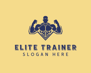 Trainer - Workout Muscle Trainer logo design