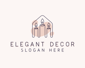 Decor - Home Decor Candlelight logo design