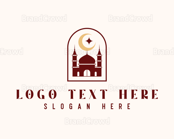 Religious Muslim Mosque Logo
