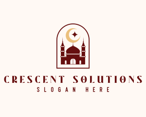 Religious Muslim Mosque logo design