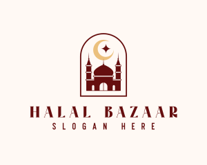 Religious Muslim Mosque logo design