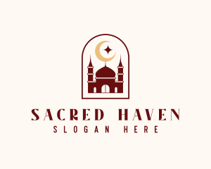 Mosque - Religious Muslim Mosque logo design