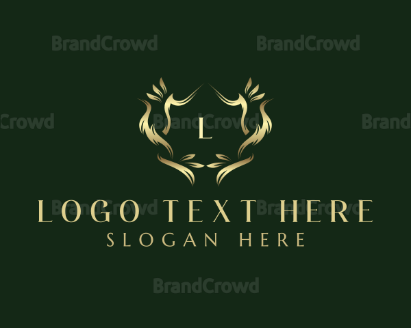 Luxury Decorative Wreath Logo