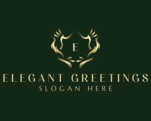 Luxury Decorative Wreath logo design