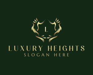 Luxury Decorative Wreath logo design