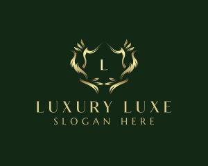 Luxury Decorative Wreath logo design