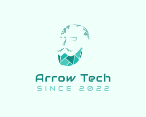 Digital Tech Beard logo design