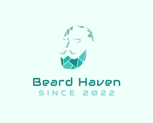 Beard - Digital Tech Beard logo design