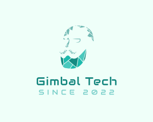 Digital Tech Beard logo design