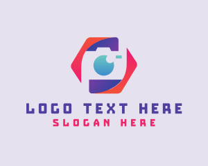 Cameraman - Hexagon Photography Camera logo design