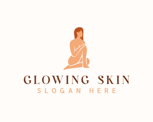 Woman Body Skincare logo design