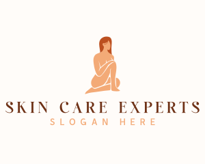 Woman Body Skincare logo design