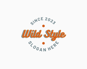 Simple Hipster Streetwear logo design