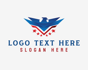 Star - Eagle Star Wings logo design