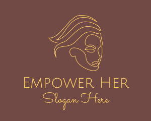 Feminist - Minimalist Women Salon logo design