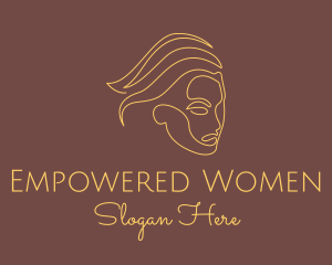 Women - Minimalist Women Salon logo design