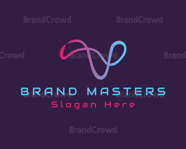Gradient Wave Startup Logo