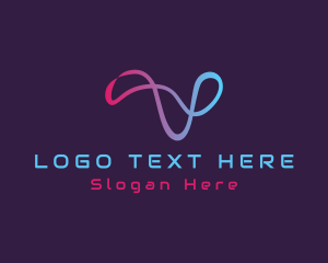 Startup - Gradient Wave Startup logo design