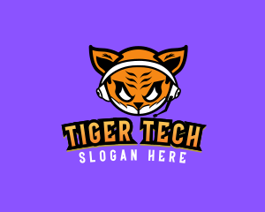 Tiger Streaming Esport logo design