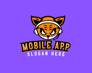 Twitch - Tiger Streaming Esport logo design