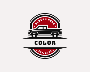 Pickup Truck Delivery Logo