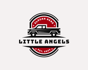 Pickup Truck Delivery Logo