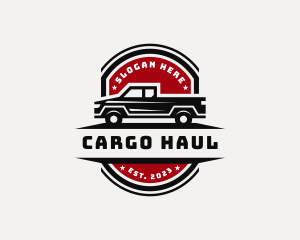 Pickup Truck Delivery logo design