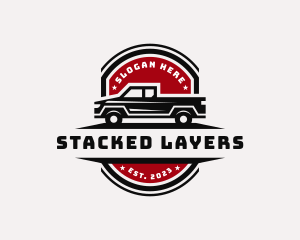 Pickup Truck Delivery logo design