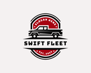 Pickup Truck Delivery logo design