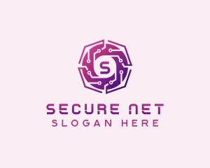 Cybersecurity - Cyber Tech Software logo design