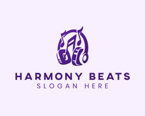 Soundtrack - DJ Music Headphone logo design