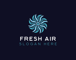 Air Cooling Ventilation logo design