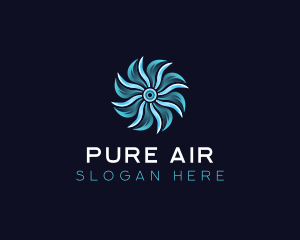 Air Cooling Ventilation logo design