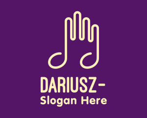 Composer - Musical Note Hands logo design