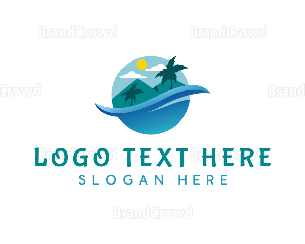 Ocean Beach Vacation Logo